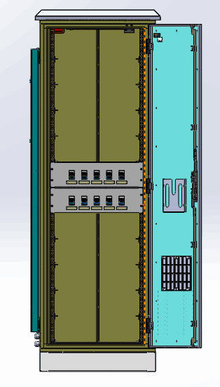 Radiatore all'aperto di CA del Governo 240V della batteria IP55 del ferro del litio con i moduli di batteria di 10 pezzi