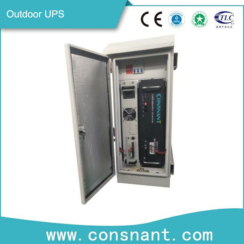 resistente ad alta temperatura ad alta frequenza UPS dei sistemi all'aperto di 1KVA 48VDC 50A